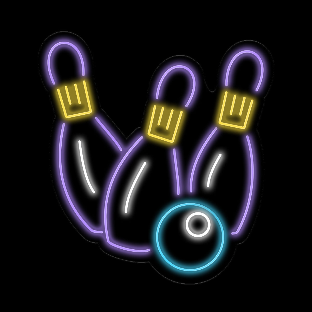 Bowling Neon Sign