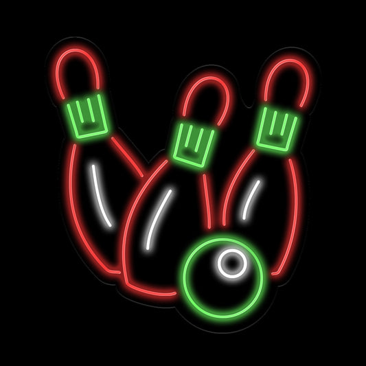 Bowling Neon Sign