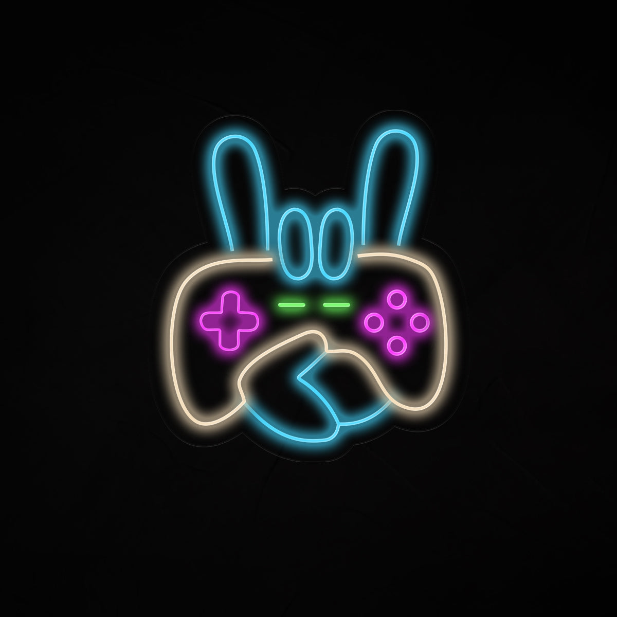 Game Remote Neon Sign