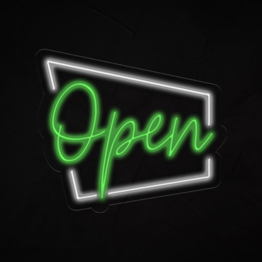 Open Neon Sign