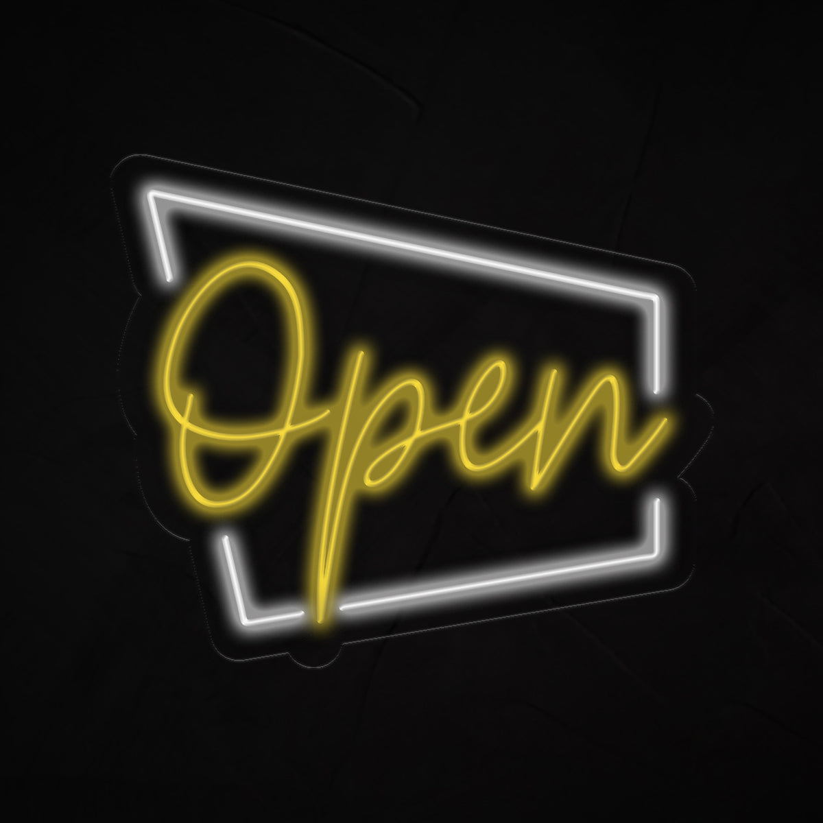 Open Neon Sign
