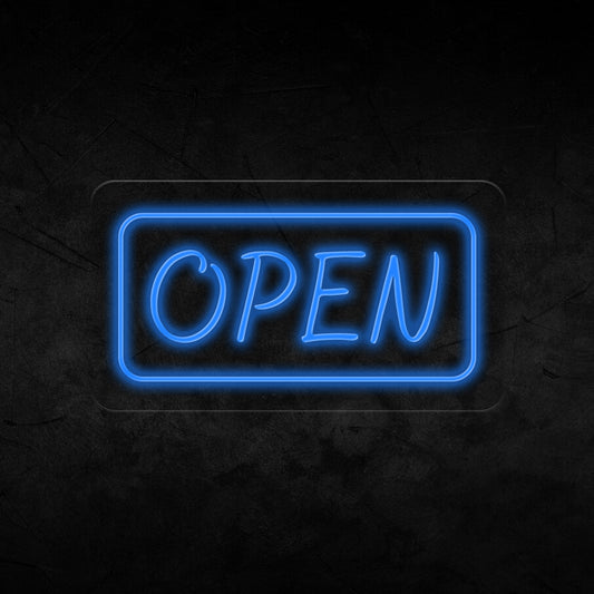 Open Neon Sign
