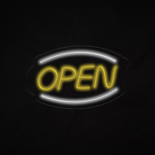 Open Neon Sign