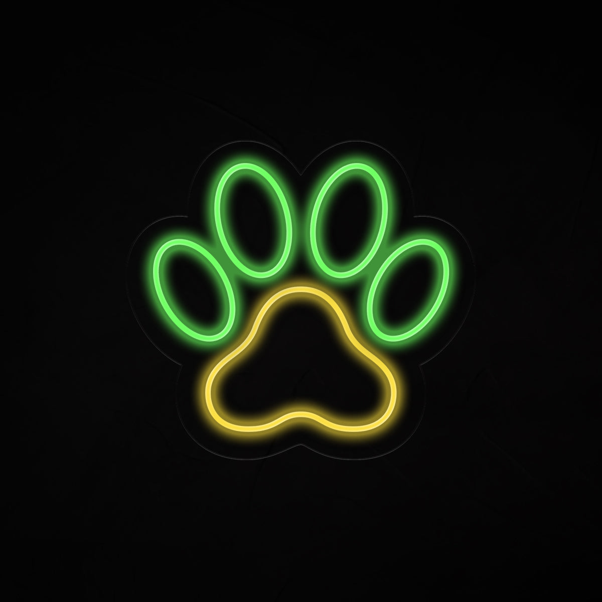 Dog Paw Neon Sign
