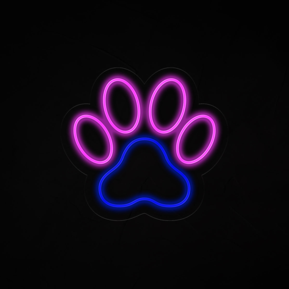 Dog Paw Neon Sign