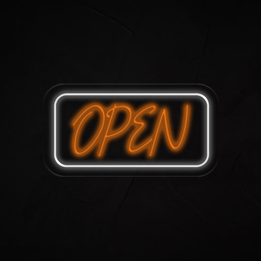 Open Neon Sign