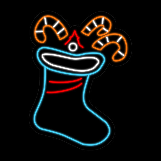 Christmas Shoe Neon Sign