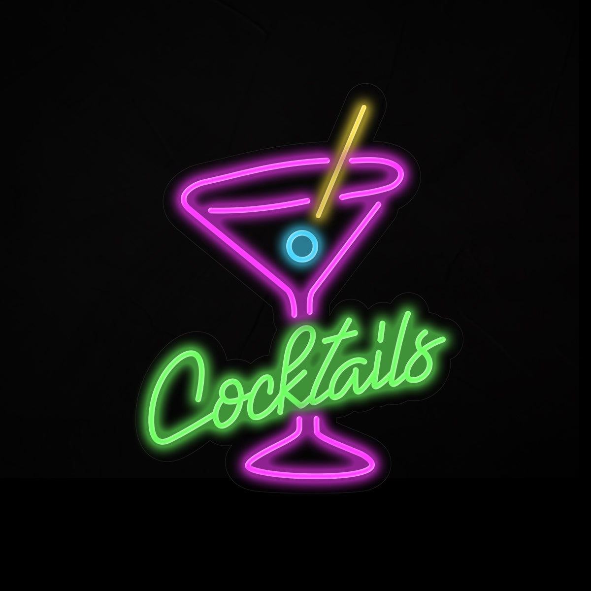 Cocktails Neon Sign