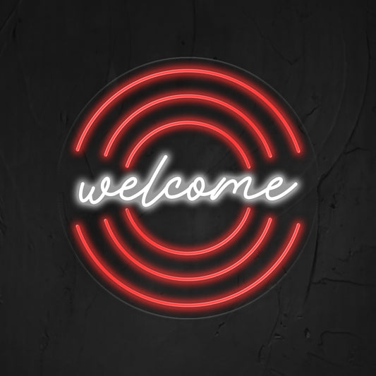 Welcome Neon Sign