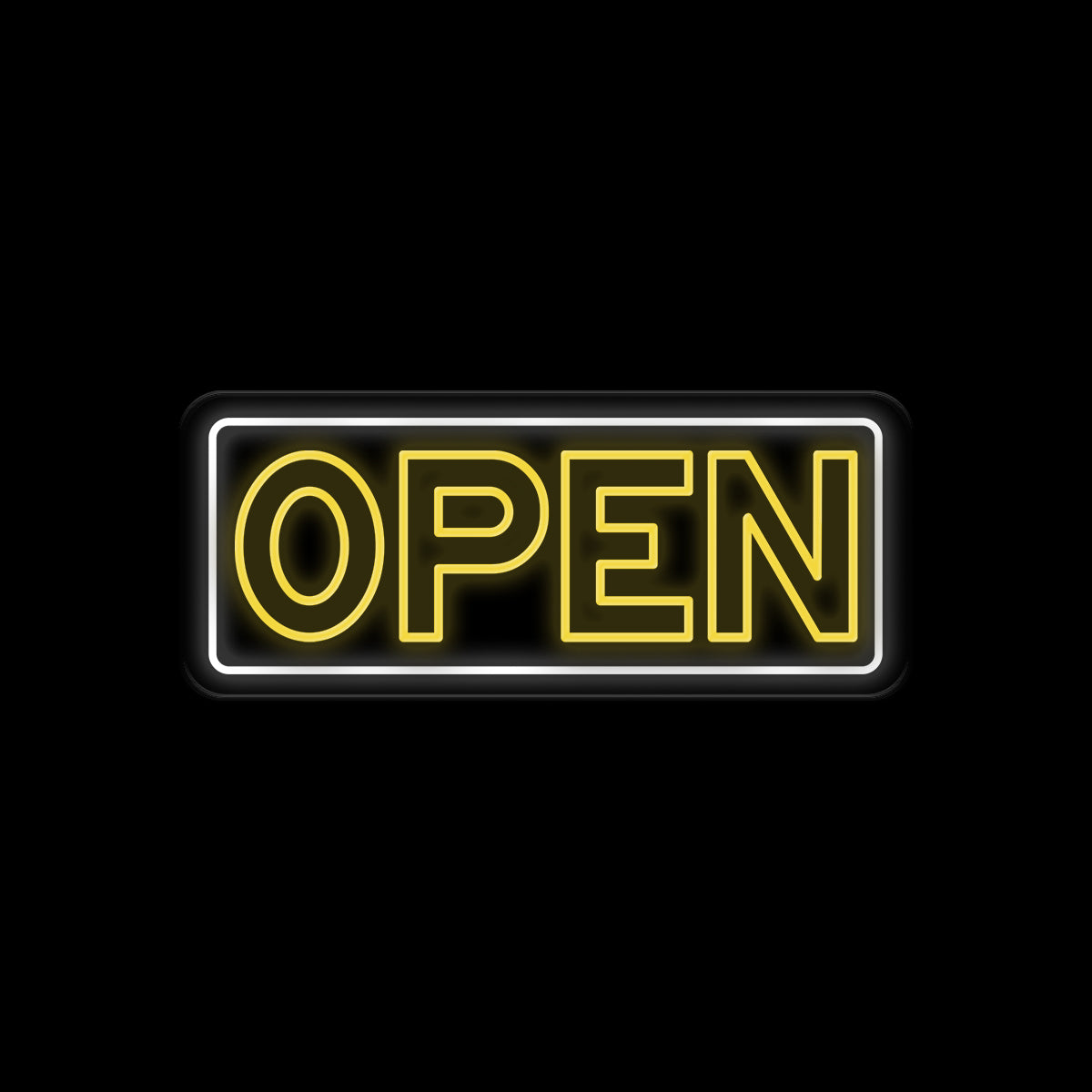 Open Neon Sign