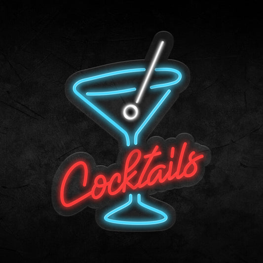 Cocktails Neon Sign