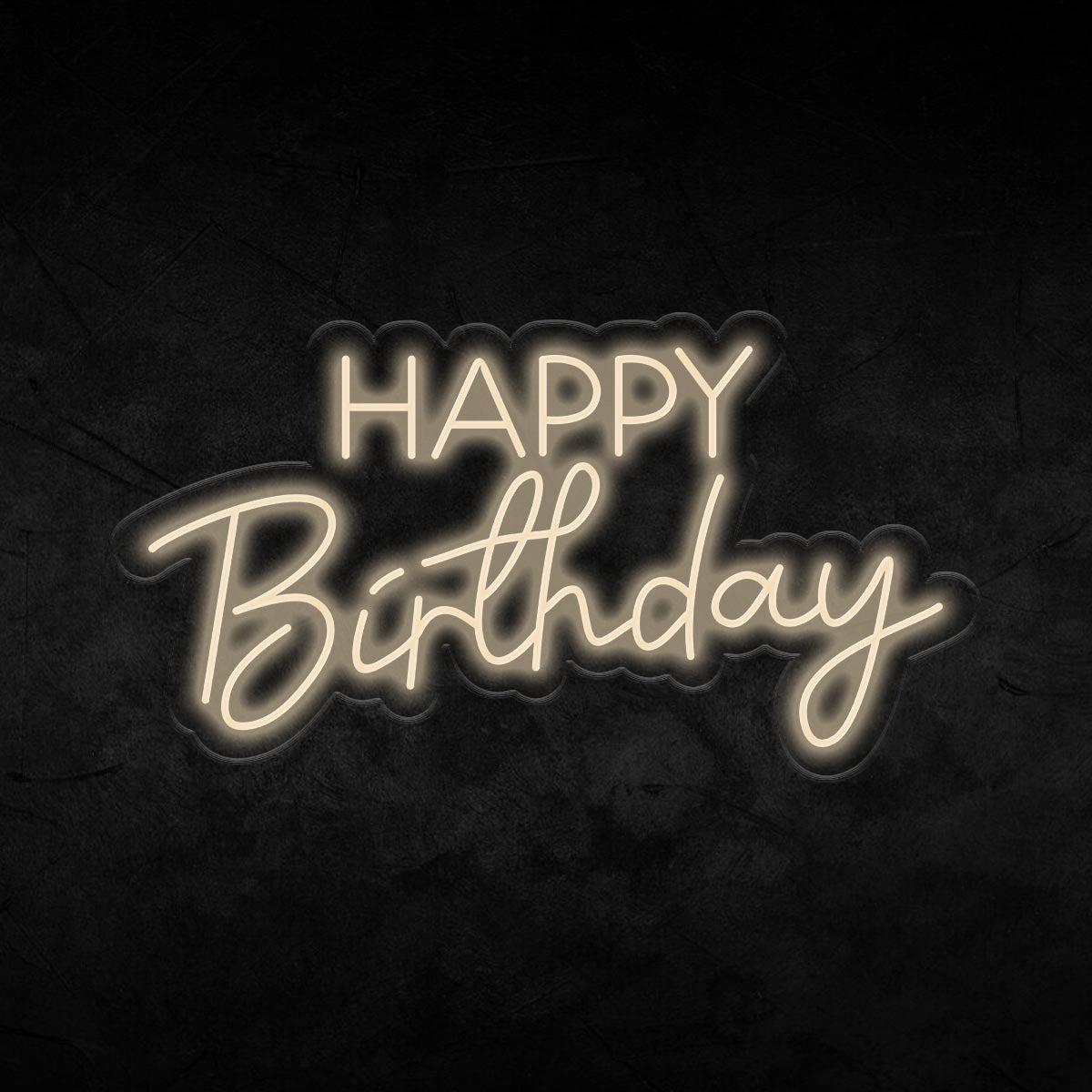 Happy Birthday Neon Sign