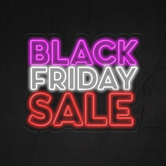 Black Friday Sale Neon Sign