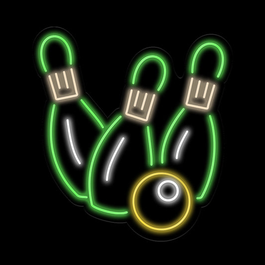 Bowling Neon Sign