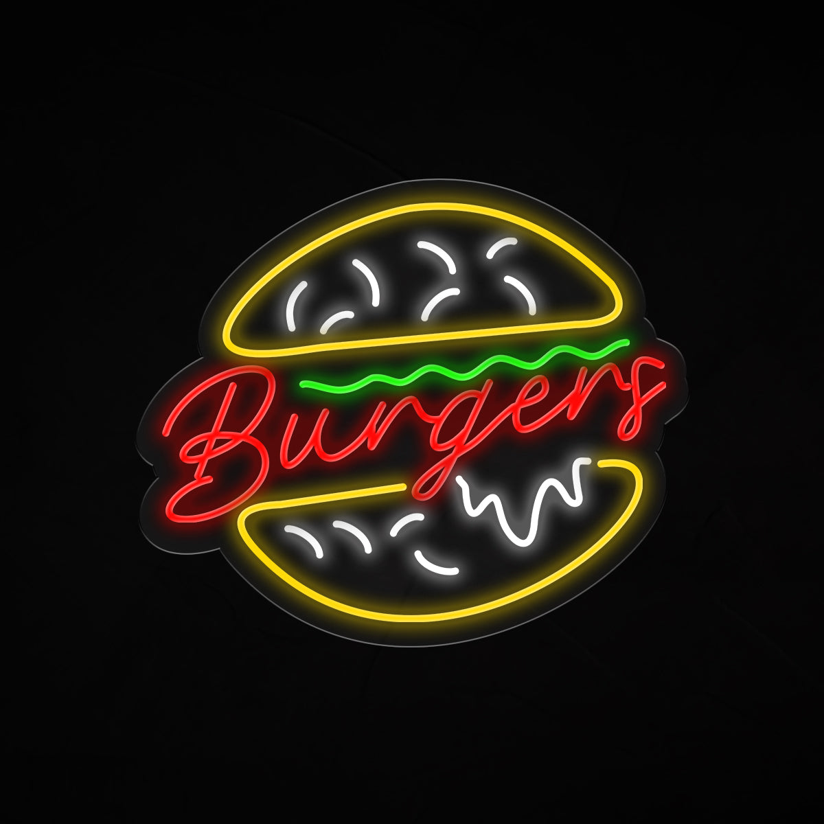 Burgers Neon Sign