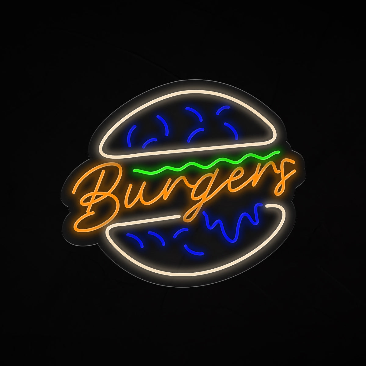Burgers Neon Sign