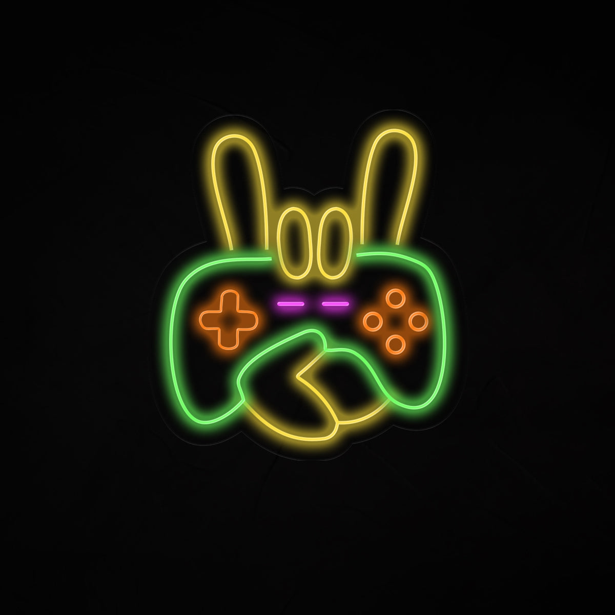 Game Remote Neon Sign