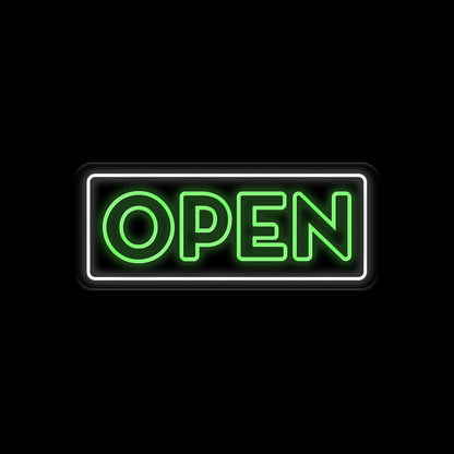 Open Neon Sign