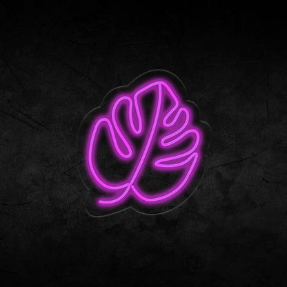 Tropical Leaf Neon Sign