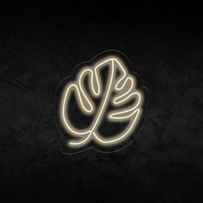 Tropical Leaf Neon Sign