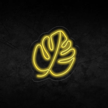 Tropical Leaf Neon Sign