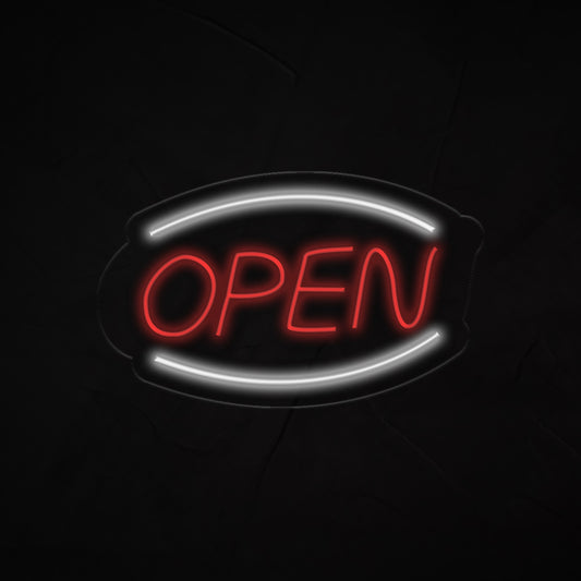 Open Neon Sign