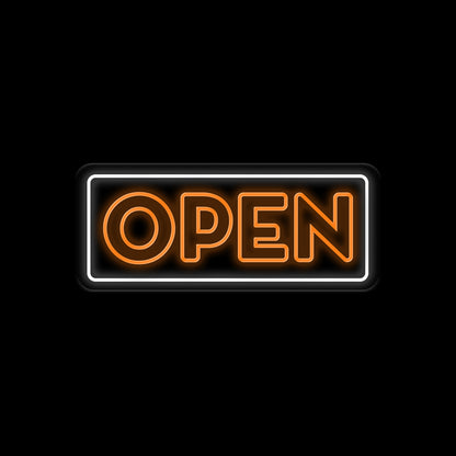 Open Neon Sign