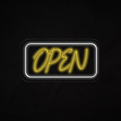 Open Neon Sign