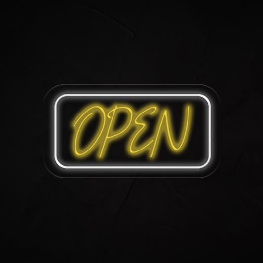 Open Neon Sign