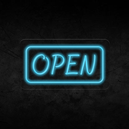 Open Neon Sign