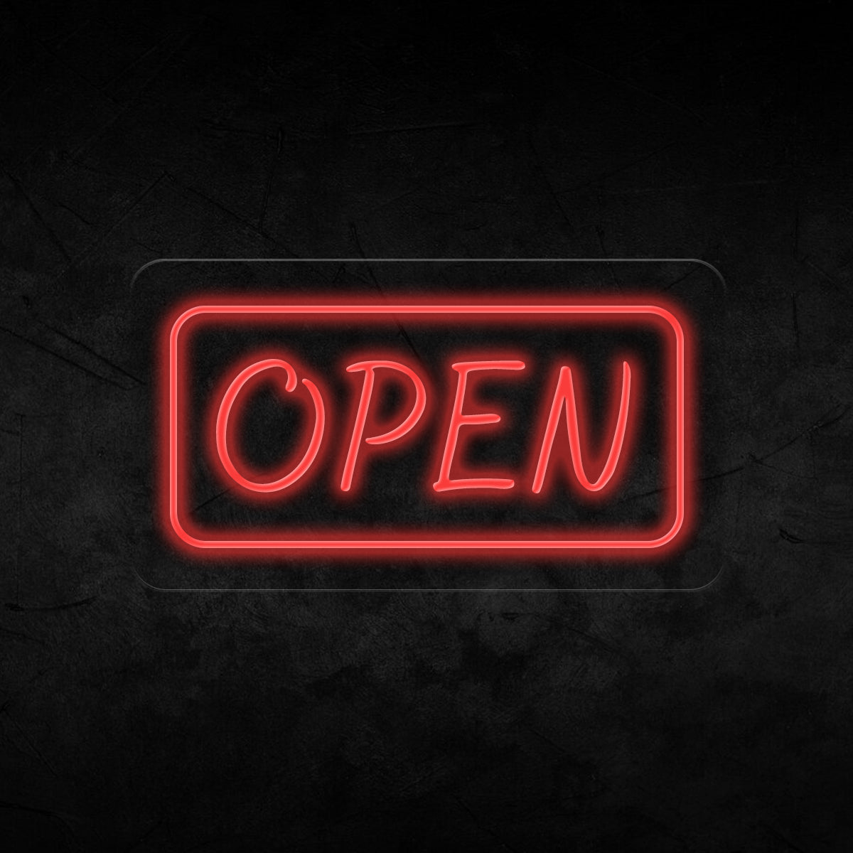 Open Neon Sign