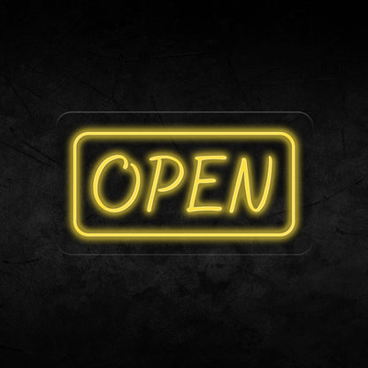 Open Neon Sign