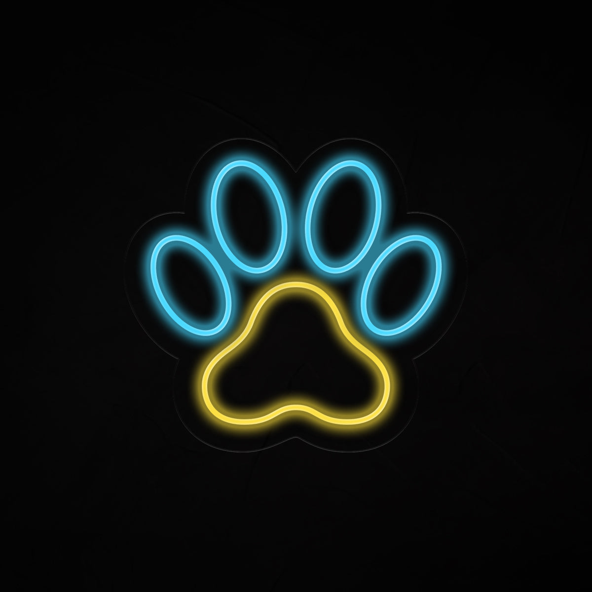 Dog Paw Neon Sign