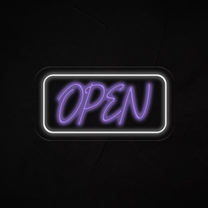 Open Neon Sign