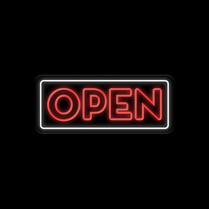 Open Neon Sign