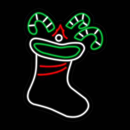 Christmas Shoe Neon Sign