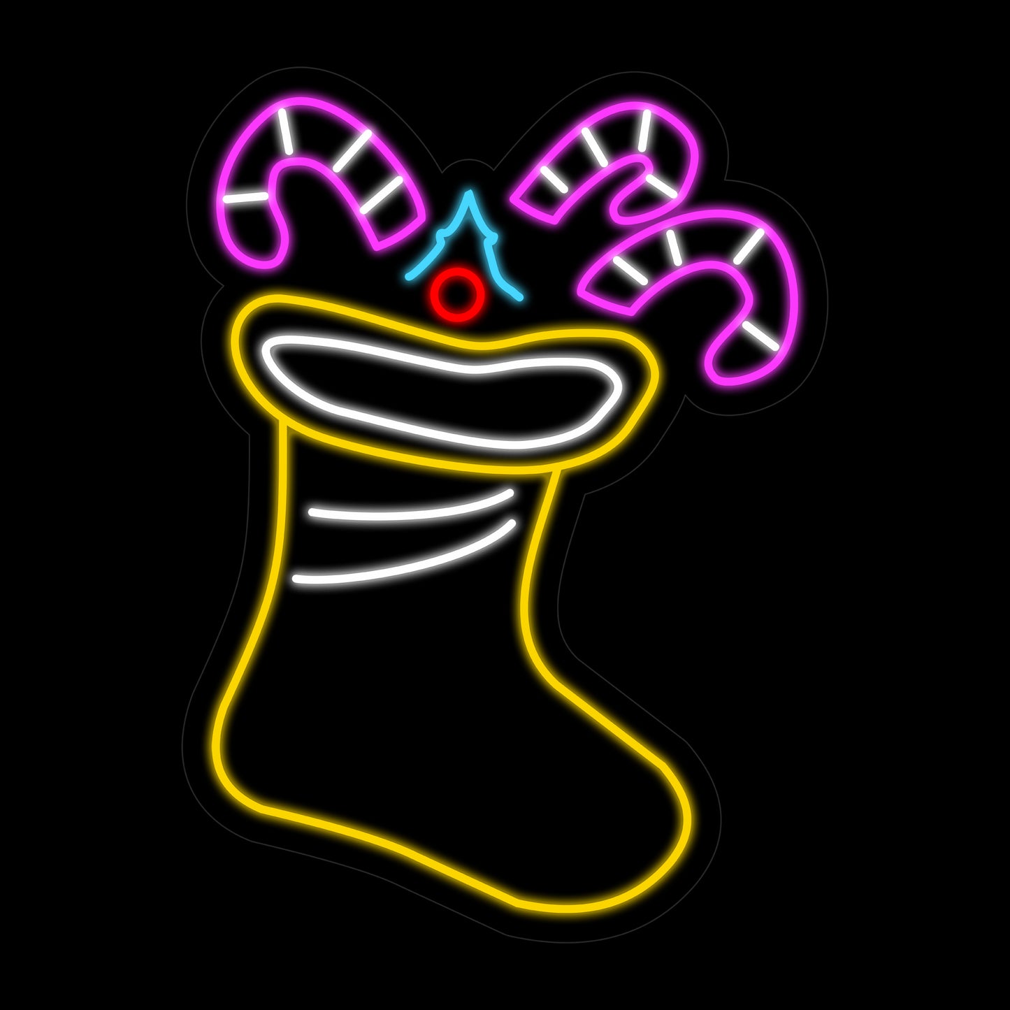 Christmas Shoe Neon Sign