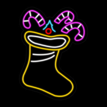 Christmas Shoe Neon Sign