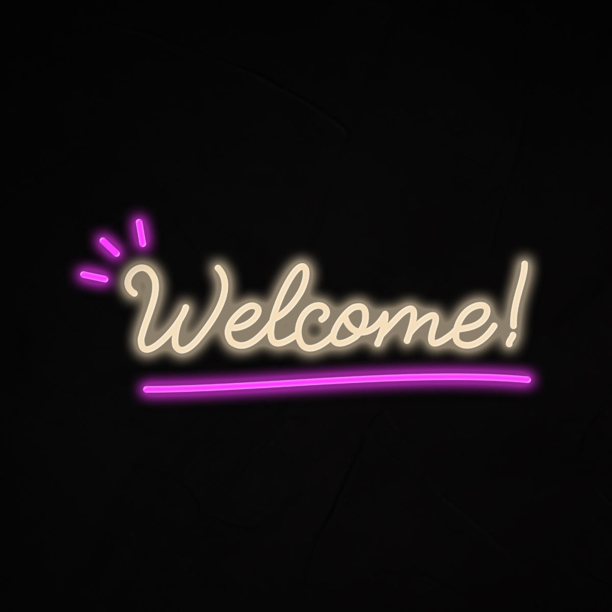 Welcome Neon Sign