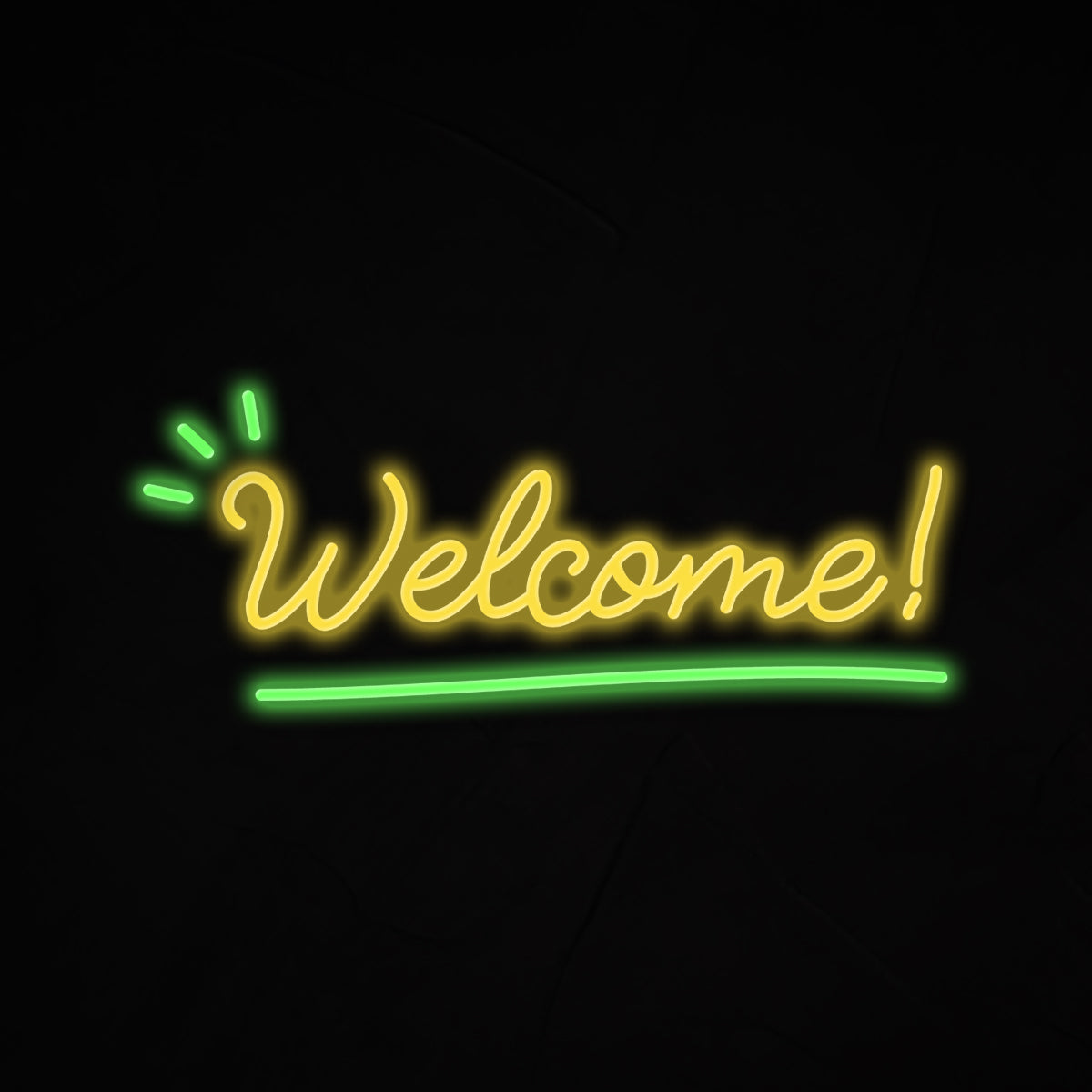 Welcome Neon Sign