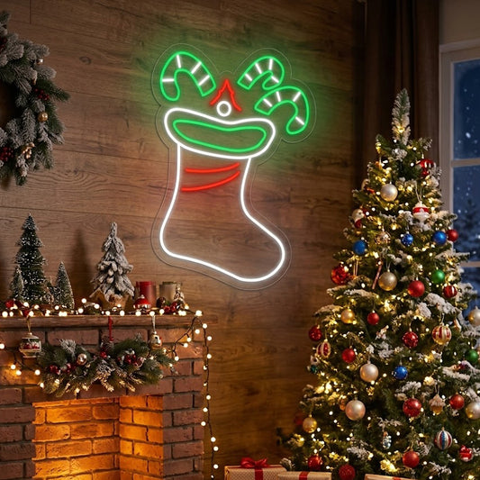 Christmas Shoe Neon Sign