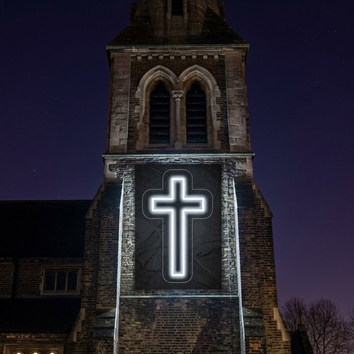 Cross Neon Sign