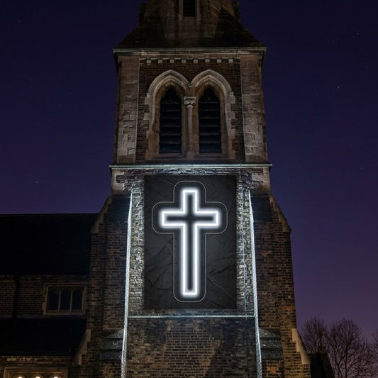 Cross Neon Sign