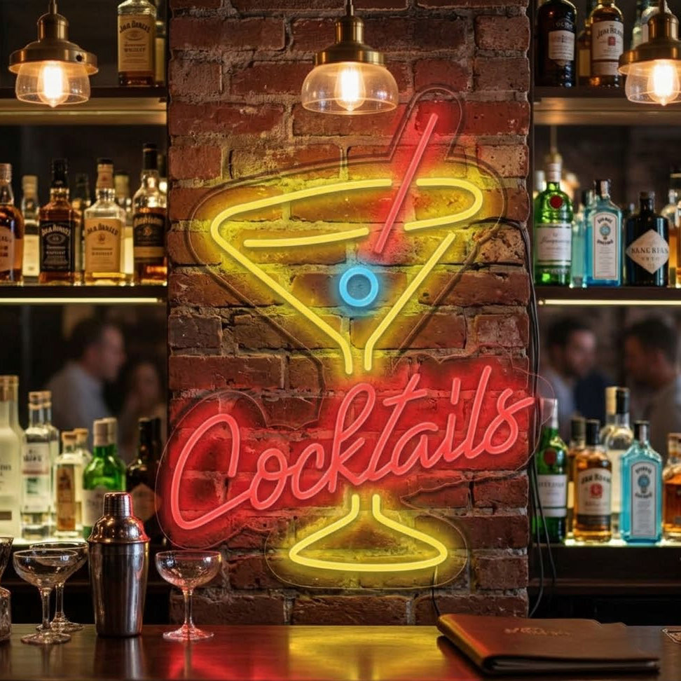 Cocktails Neon Sign