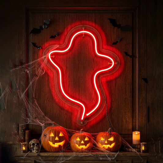 Halloween Ghost Neon