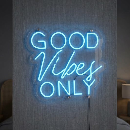 Good Vibes Only Neon Sign