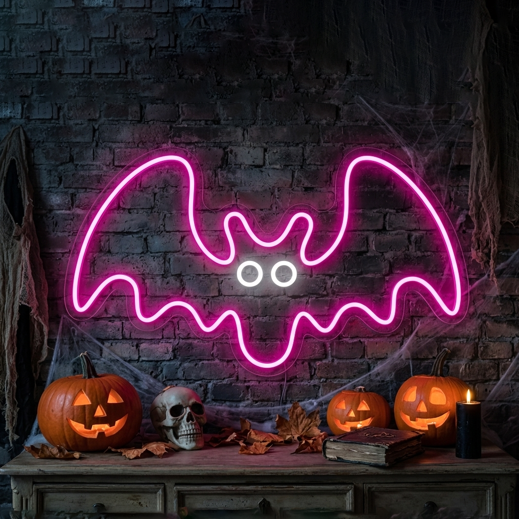 Halloween Bat Neon