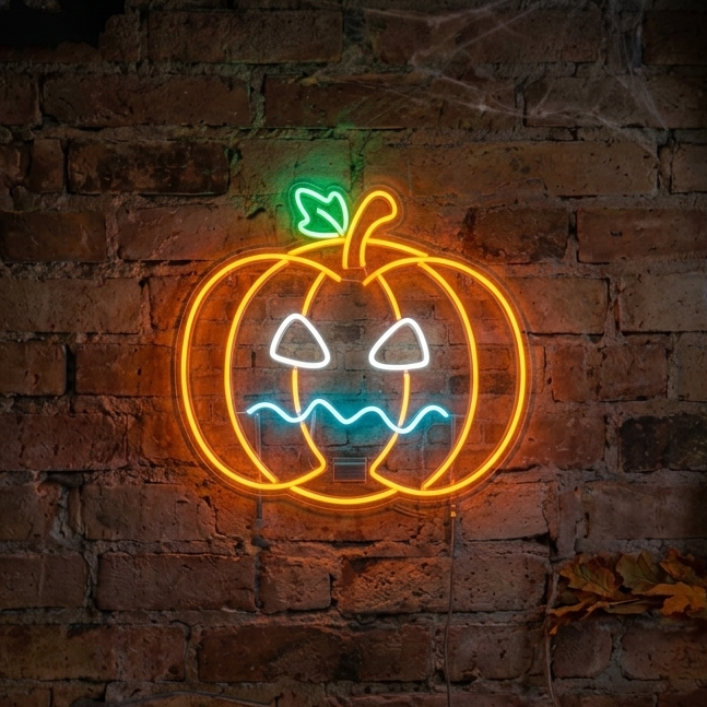 Halloween Pumpkin Neon