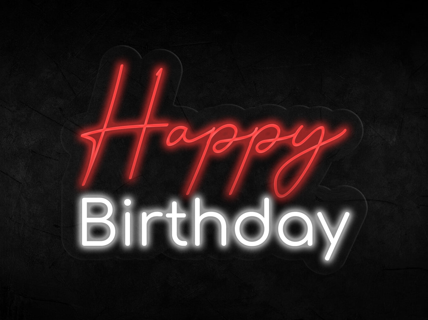 Happy Birthday Neon Sign
