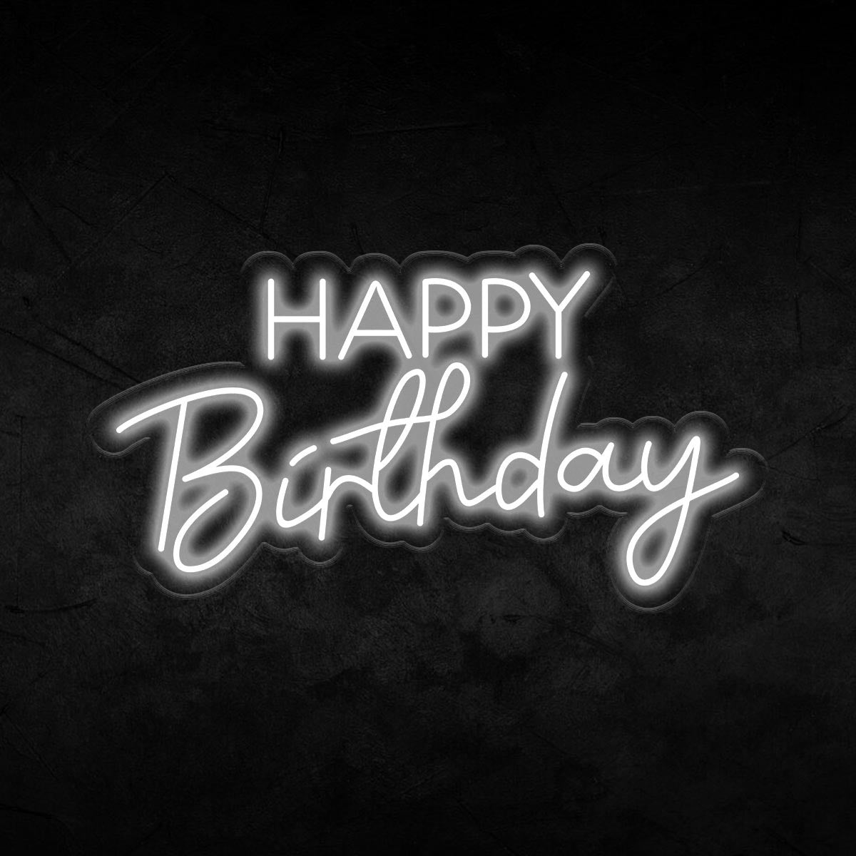 Happy Birthday Neon Sign